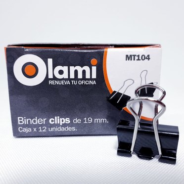 DOBLE CLIP 19MMX12UNDOLAMI MT104          