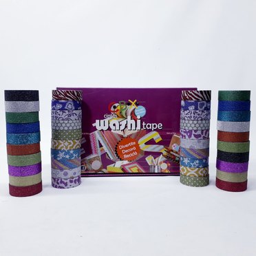 CINTA WASHI TAPE GLITTER CBX XUNID          