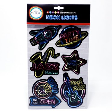 VINILOS AUTOADHESIVOS 15879 COLOURS LASER NEON RETRO          