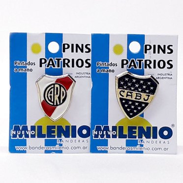 PIN SIMBOLOS PATRIOS/FUTBOL METALICOS          