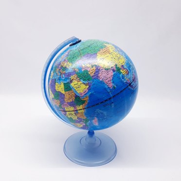 GLOBO TERRAQUEO BASE PLASTICO 20CM207W          