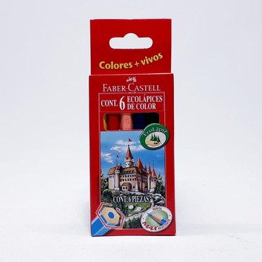 LAPICES COLOR FABER CORTO X 6UNID32678          
