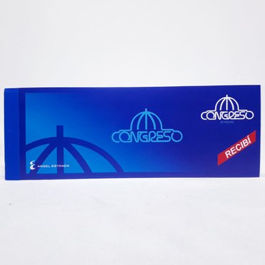 TALONARIO RECIBO CHICO CONGRESO 220X80MM507004          