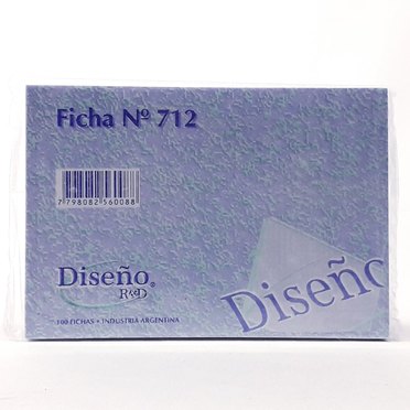 FICHAS CUENTA CORRIENTE NRO712 100UNIDDISEÑO COD156          