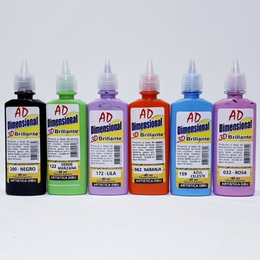 PINTURA DIMENSIONAL 3D BRILLANTE/PERLADO 40MLAD          