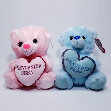 OSO CON CORAZON BIENVENIDOS 25CM3916 PHI PHI TOYS          