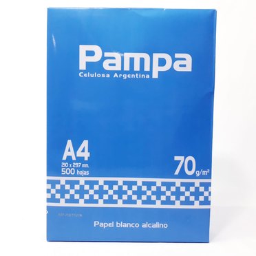 RESMA PAMPA A4 70GRS21X297CM          