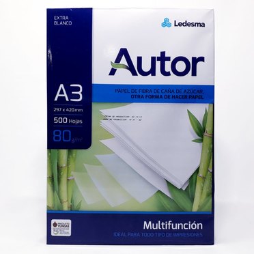 RESMA AUTOR A3 80GRS297X42CM          