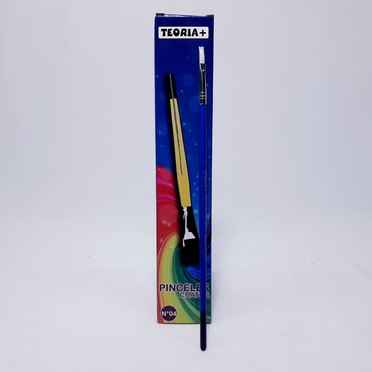 PINCEL TEORIA S577 NRO4 CHATO ESCOLAR PIN577-04          