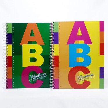 CUADERNO 21X27 TAPA DURA RIVADAVIA ABC 60HJS