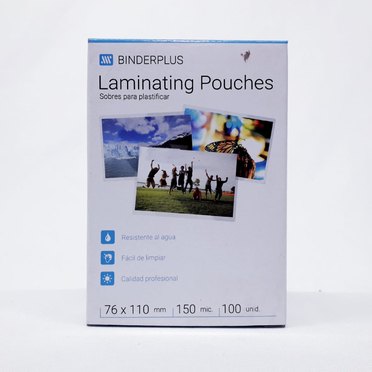 POUCH 76X110MM 100U150MC BINDERPLUS          