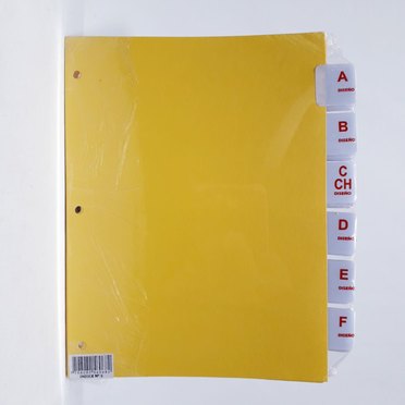 INDICE P/CARPESCNRO8 DISEÑO OPLASTCOD216          