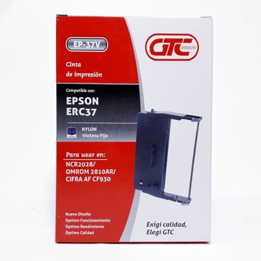 CINTA P/EPSON GTC ERC 37 NYLON V/F          
