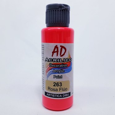 ACRILICO AD 60ML263 ROSA FLUO          
