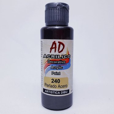 ACRILICO AD 60ML240 PERLADO ACERO          