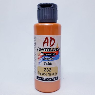 ACRILICO AD 60ML232 PERLADO NARANJA          