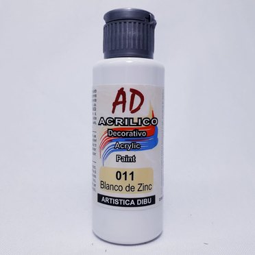 ACRILICO AD 60ML011 BLANCO DE ZINC          
