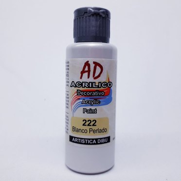 ACRILICO AD 60ML222 BLANCO PERLADO          