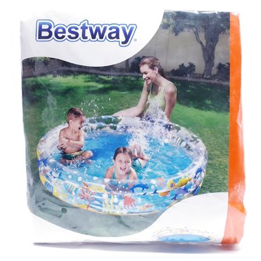 PILETA TRES AROS TRANSP51004 BESTWAY 152X30CM          