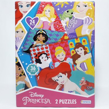 2 PUZZLES 24Y36PZSPRINCESAS DPU07340 TAPIMOVIL          
