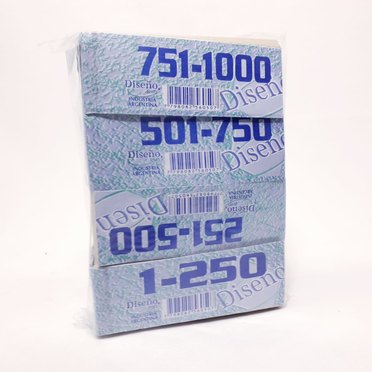 TALONARIO DE NUMEROS DEL 1-1000 COD 326          