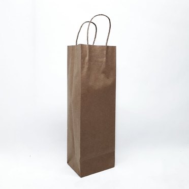 BOLSA KP-BOTELLA NATURAL CON MANIJA 12X36CM          