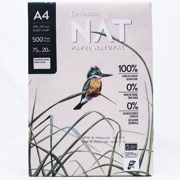 RESMA NAT A4 75GRS21X297CM          