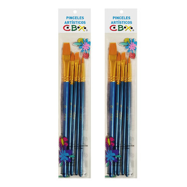 PINCELES ARTISTICOS SURTIDOS X5 LINEA 1 CBX          