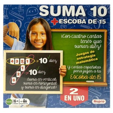 DESAFIO SUMA 10 + ESCOBA DE 15 NUPRO ART6002          