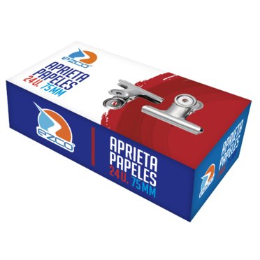 APRIETA PAPEL CLIP EZCO 75MM520503          
