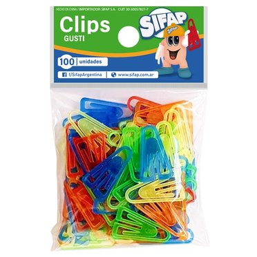 BROCHES CLIP GUSTI SIFAP X100UN 033100 402815          