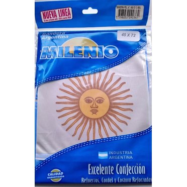 BANDERA ARGENTINA CON SOL 45X72 1102          