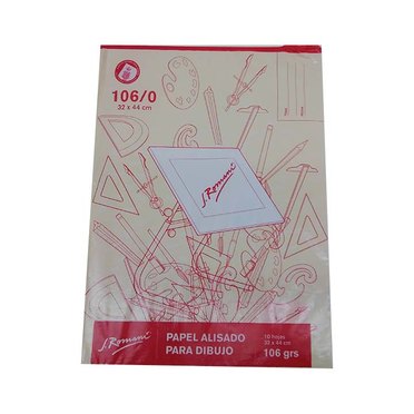 PAPEL PARA DIBUJO ROMANI 32X44CMX10HJ          