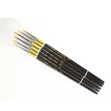 KIT PINCEL LINER X 6 TIGRE 801 NRO1 ARTIST BRUSHES          