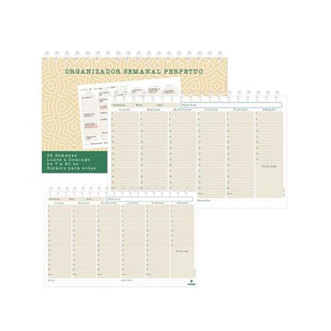 ORGANIZADOR NORPAC SEMANAL 6000 27X16 PERPETUO