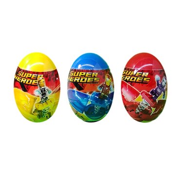 HUEVO SUPER HEROES 8CM DLP9104 REY 41202          