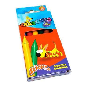 LAPICES DE CERA SEÑORITA X6UNID 106-01          