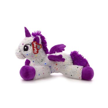 UNICORNIO ECHADO 32CM 4109 CON ESTRELLITAS PHI PHI TOYS          