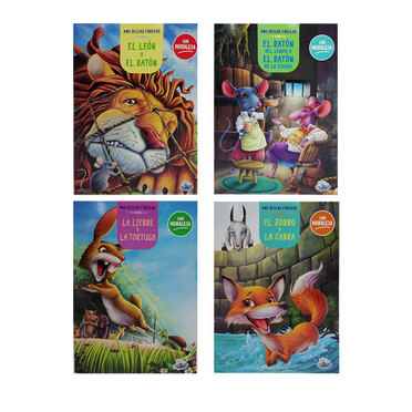 LIBRO MIS BELLAS FABULAS BRAINY KIDS BK-129 AL 132          