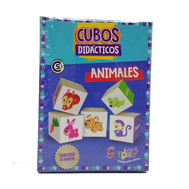 CUBOS DIDACTICOS ANIMALES GORDILLO DID-CUB-1 446          