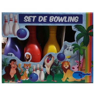 BOWLING 6 BOLOS + PELOTA ART 1105-C RUESTES          