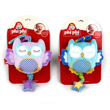 CUNERO MUSICAL BUHO 14CM 8717 PHI PHI TOYS          
