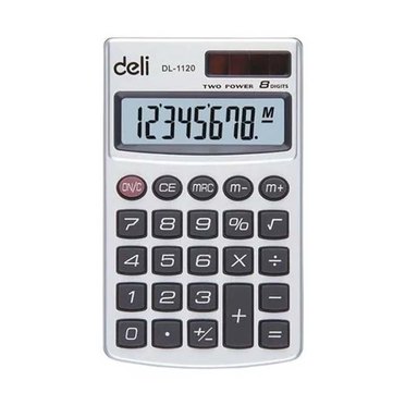 CALCULADORA DELI 1120 8DIG116X70X11MMAGC E1120          