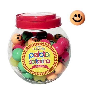 PELOTA SALTARINA 21026 COLOURS SMILE COLORES          