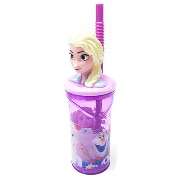 VASO CON FIGURINE CRESKO FA058 FROZEN 360ML          