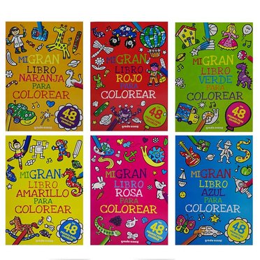 LIBRO MI GRAN LIBRO PARA COLOREAR GRADO CINCO          