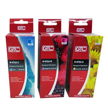 TINTA PARA HP GT52A/C/M COLOR GTC          