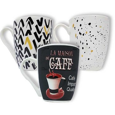 JARRO MUG DECORADO CAFE/BICOLOR 6814/6662 ENCA          