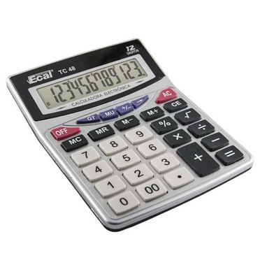 CALCULADORA ECAL TC48 12 DIG LAMA          