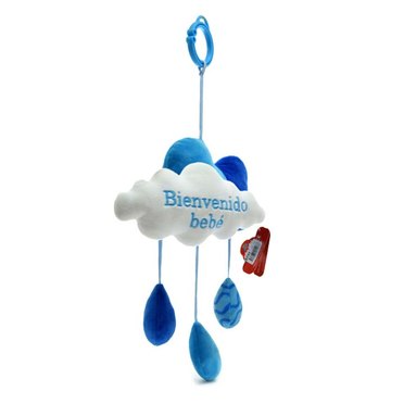 NUBE BIENVENIDO CON CASCABEL 22CM 8733 PHI PHI TOYS          